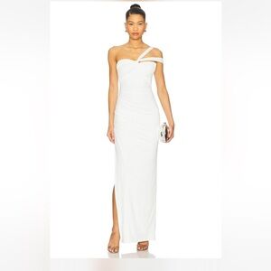 Superdown Cordelia Maxi Dress in white size XS NWT